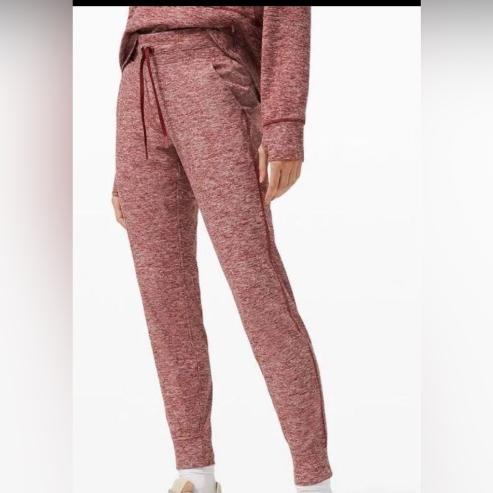 Lululemon Pants Womens 10 Ready to Rulu Fleece Jogger Heathered Savannah